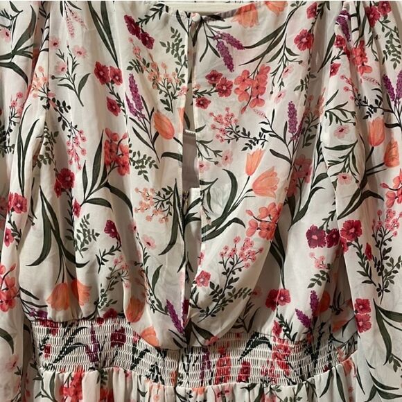 Eliza J Floral Long Sleeve Midi Dress - Picture 5 of 7